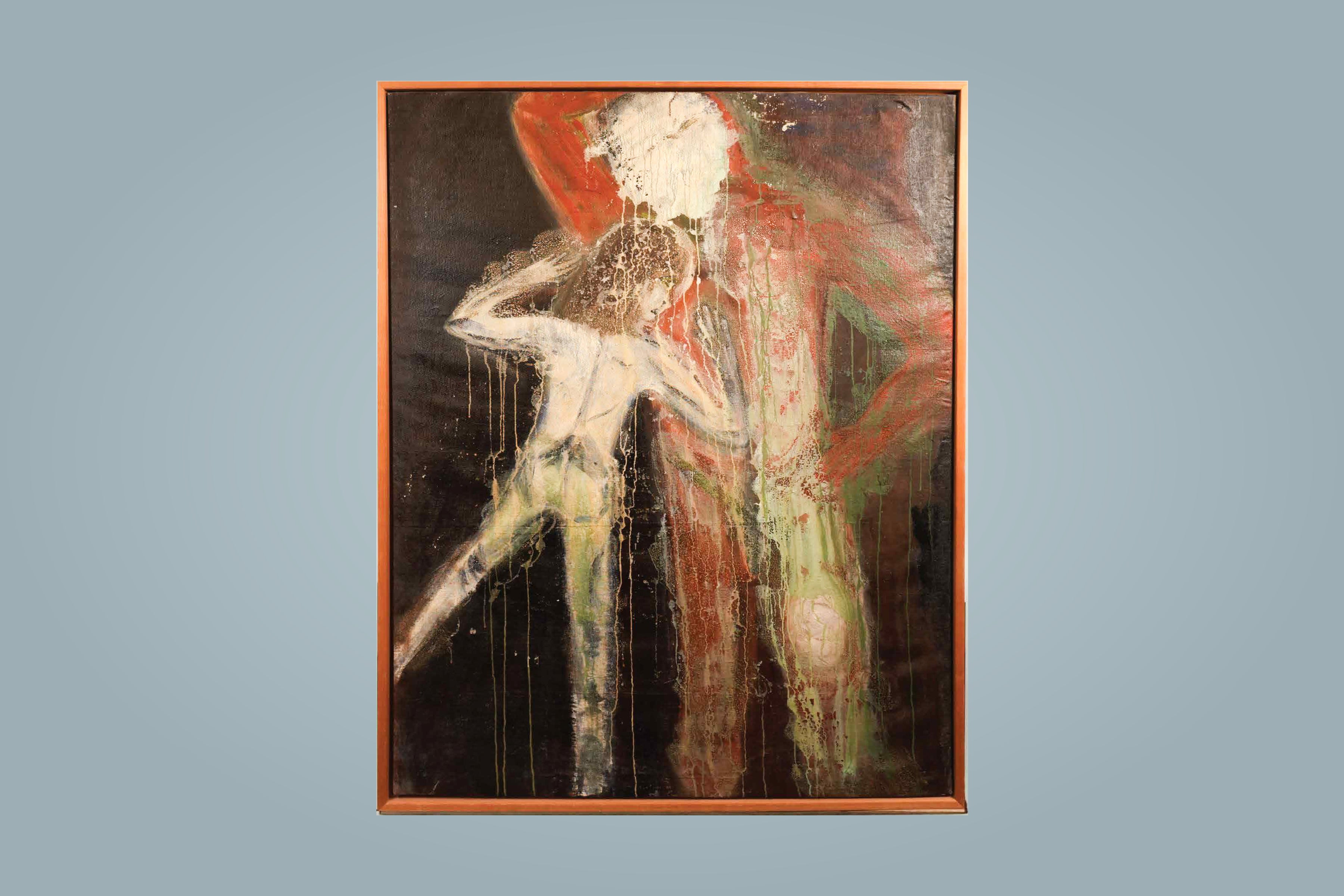 Abstract Expressionist Figure Painting — main view
