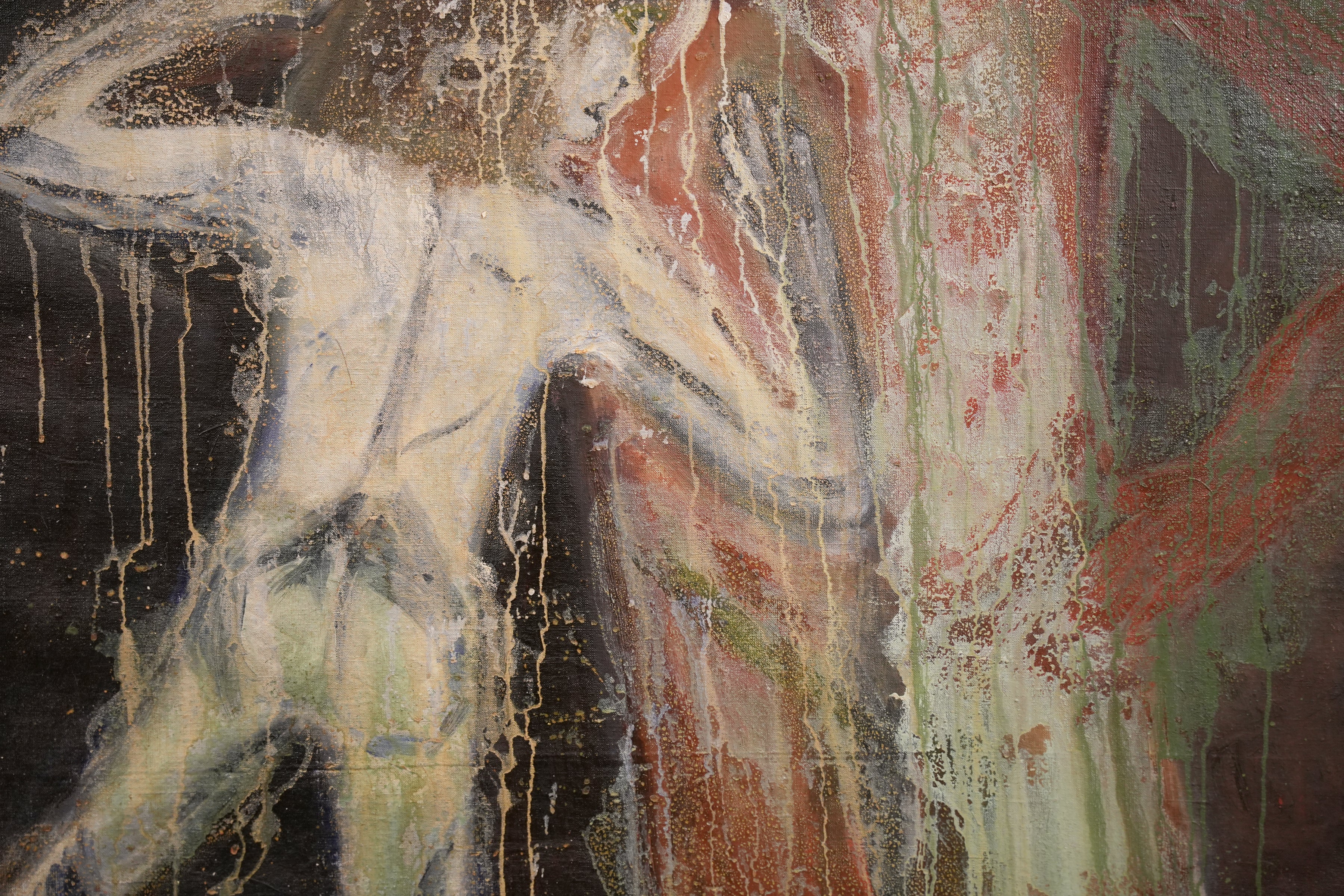 Abstract Expressionist Figure Painting — detail 1
