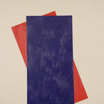 Blue and Red Geometric Painting — detail 1
