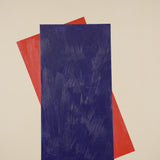 Blue and Red Geometric Painting — detail 1