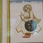 Indian Miniature Painting, Nobleman Portrait — detail 2