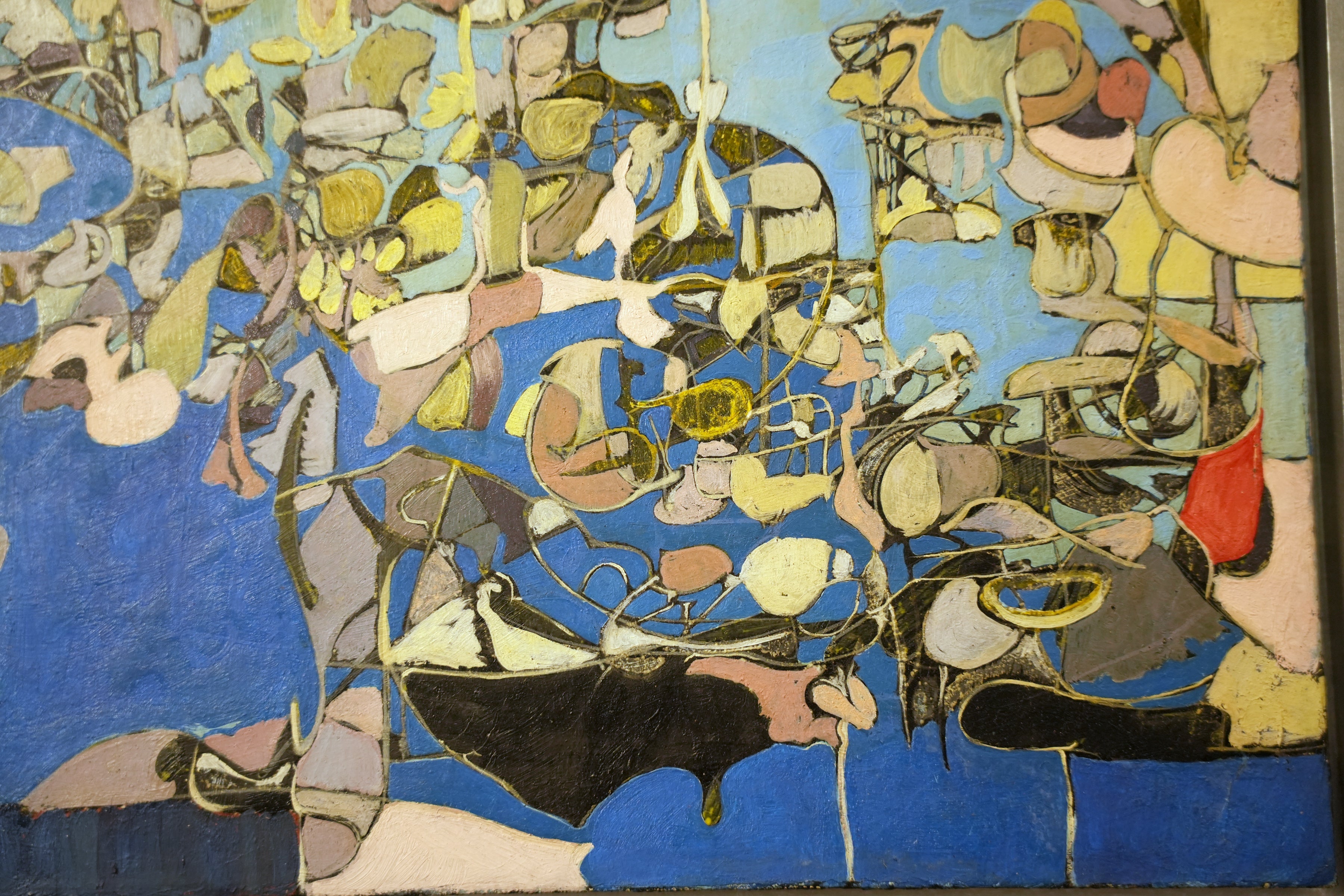 Multicolor Abstract Composition — detail 2