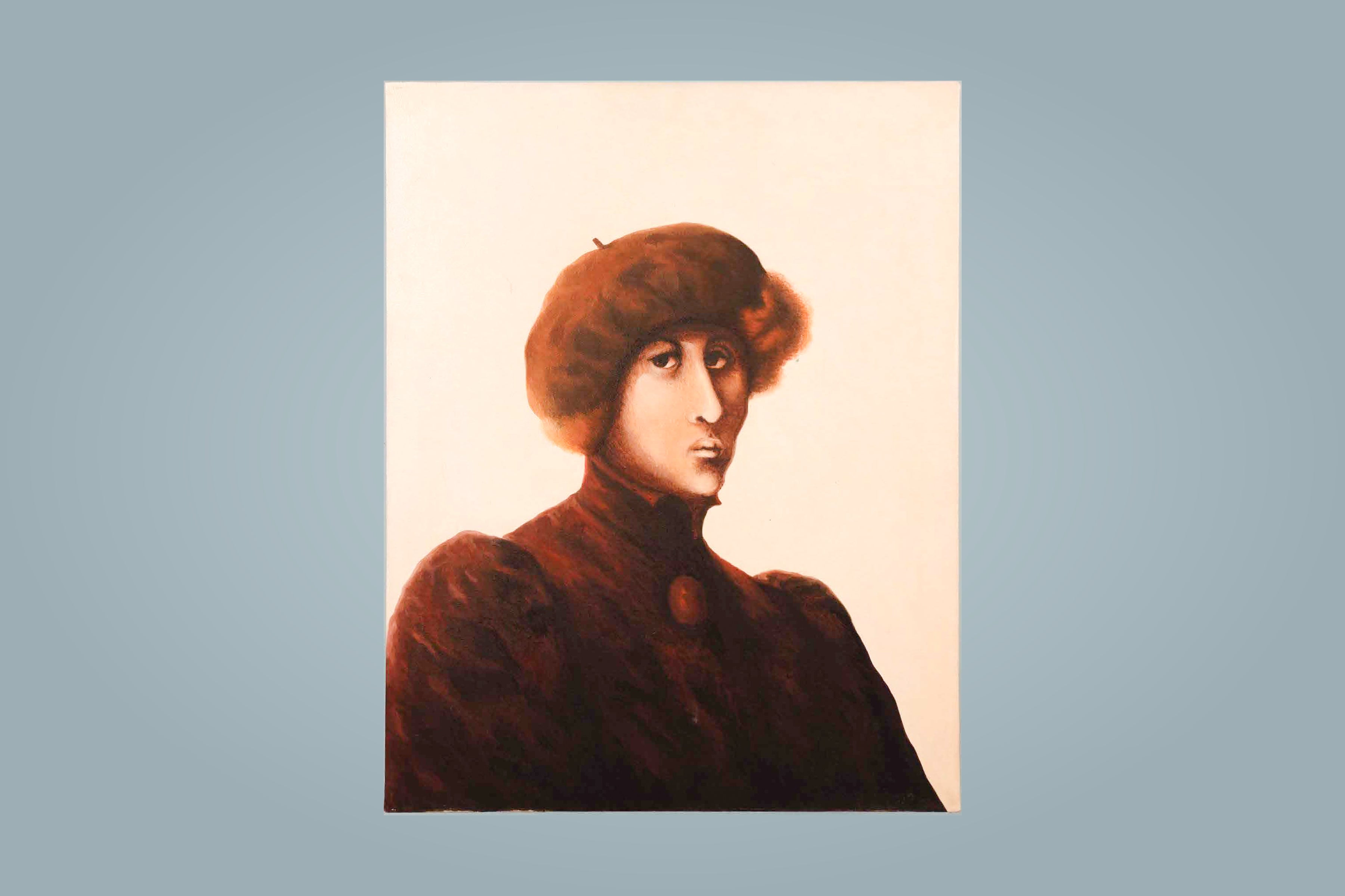 Portrait of a man in a Hat — main view