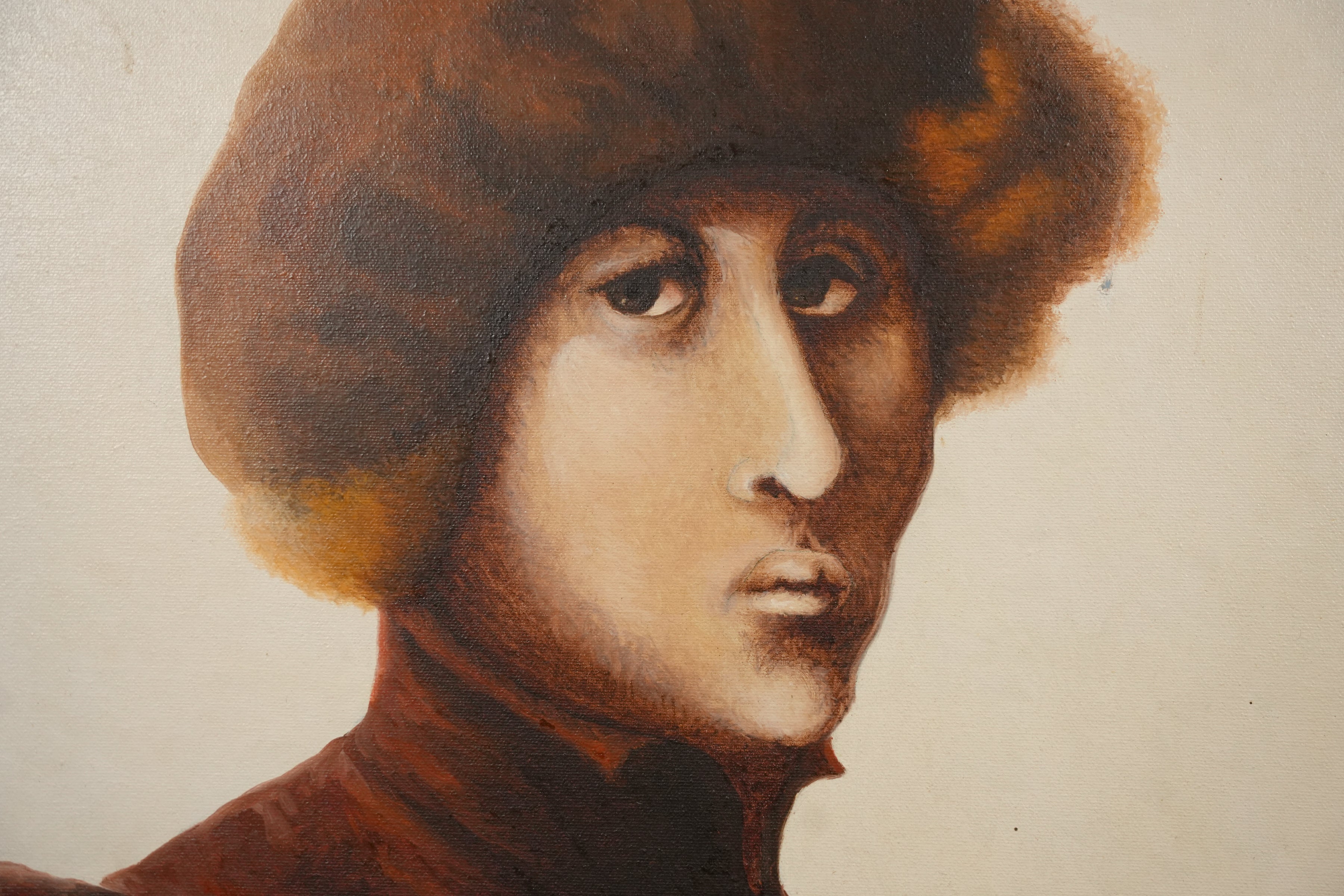 Portrait of a man in a Hat — detail 1