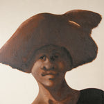 Portrait of a Man in a Wide-Brim Hat — detail 1